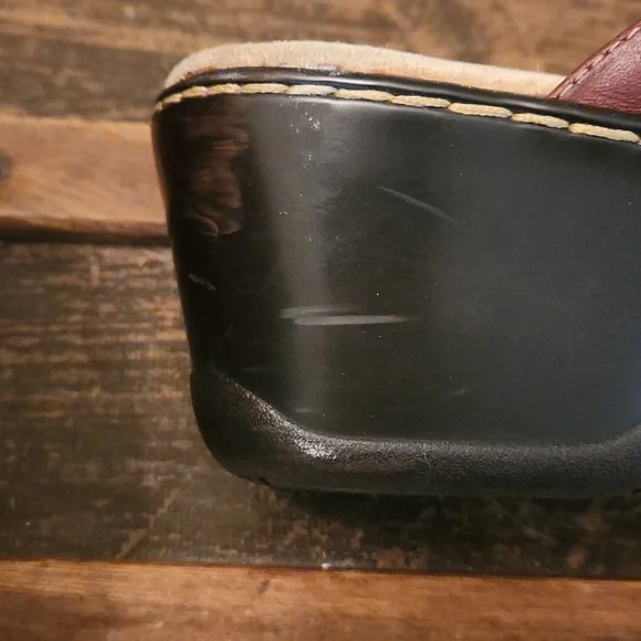 Softspots Brown Leather Loafer Mule - Picture 6 of 10